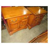 (2X)CHERRY PENN. HOUSE 1DWR/2DR NIGHSTANDS