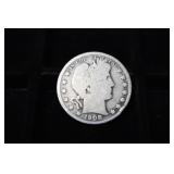 1908 P BARBER HALF DOLLAR 90%