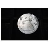 1854 P SEATED LIBERTY HALF DOLLAR 90%