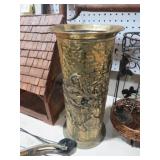 ORNATE BRASS UMBRELLA STAND