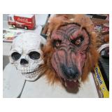 VINTAGE & MODERN RUBBER HALLOWEEN MASKS