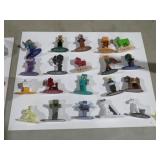 (20) METAL MINECRAFT FIGURES