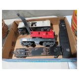 COLLECTION OF LIONEL CRANE CAR,MISC RAIL CARS
