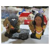GIANT  & NATIVE AMERICAN FIGURES