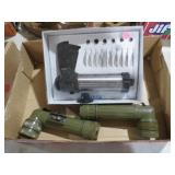 COOKIE SHOOTER & (2) VTG FLASHLIGHTS