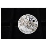 1859 O SEATED LIBERTY HALF DOLLAR 90% HOLED