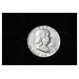1963 D FRANKLIN HALF DOLLAR 90%