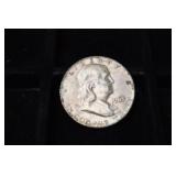 1963 D FRANKLIN HALF DOLLAR 90%