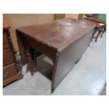 ANTIQUE GATE LEG DROP SIDE TABLE