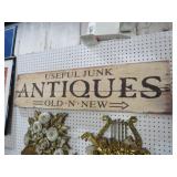 WOOD ANTIQUE SIGN