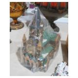 CERAMIC LIGHTED CATHEDRAL CHURCH