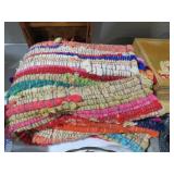 HAND MADE BRAIDED RAG RUG