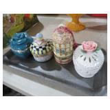 COLL. CERAMIC TRINKET BOXES