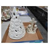 CERAMIC TREE & RELIGIOUS FIGURALS