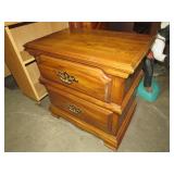 COCHRANE CO. SOLID OAK 2 DWR NIGHTSTAND
