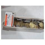 BOX MISC COINS & AMMO