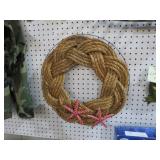 18" RD ROPE W/ STAR FISH WALL DECOR