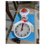 KITCHEN CHEF CLOCK WITH ORIGINAL BOX