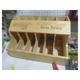 COUNTER TOP WOOD FISHING FLOAT  DISPLAY