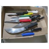 COLLECTION OF KITCHEN KNIVES