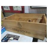 WOOD ADVERTISEMENT BOX