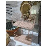 PINK WALL HANGING BASKET