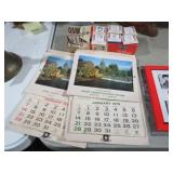 VINTAGE CALENDERS & PRESIDENTS MATCHES