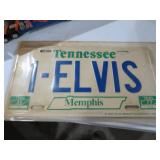 METAL #1 - ELVIS LICENSE PLATE