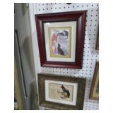 PAIR OF FRENCH CAT ADV PRINTS