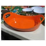 RACHEL RAY 1.5 QT ORANGE SERVING TRAY