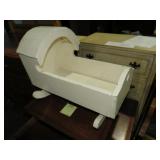 HANDMADE WOOD DOLL CRADLE