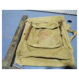VTG BOYSCOUT BACKPACK& OLD WOOD LEVEL