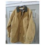 LL BEAN CANVAS COAT SZ (L)