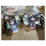 THOMAS KINKADE SNOWMAN ORNAMENTS