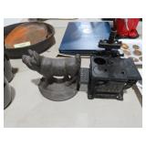 CAST IRON PIG DOOR STOP & STOVE