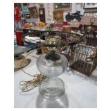VTG OIL LAMP - ELETRICFIED - NO GLOBE