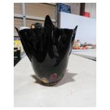MURANO? ART GLASS FLORAL VASE