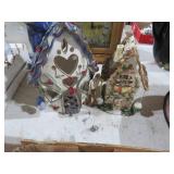BLUE SKY CERAMIC HOUSES