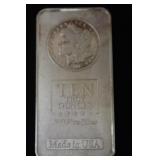 10 OZ .999 FINE SILVER BAR