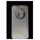 10 OZ .999 FINE SILVER BAR
