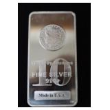 10 OZ .999 FINE SILVER BAR