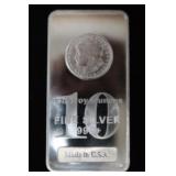 10 OZ .999 FINE SILVER BAR