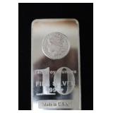 10 OZ .999 FINE SILVER BAR