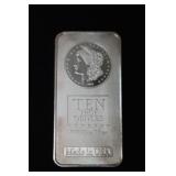 10 OZ .999 FINE SILVER BAR