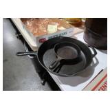 2 CAST IRON SKILLETS