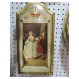 GOLD TRIMMED VICTORIAN COUPLE ON BOARD