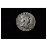 1963 D FRANKLIN HALF DOLLAR 90%