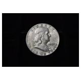 1963 D FRANKLIN HALF DOLLAR 90%