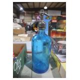 BLUE GLAS U MIX IT SPAKLING SODA WATER BOTTLE