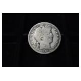 1907 P BARBER HALF DOLLAR 90%